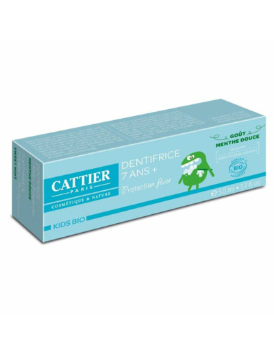 Kids Menthe Douce 7ans Et Plus Bio 50ml Kids Cattier