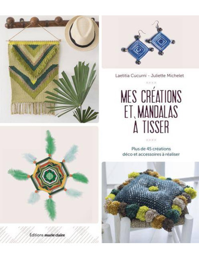 Livre Mes créations et mandalas à tisser