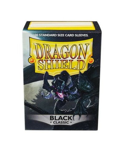 100 Sleeves Dragon Shield : Black Classic