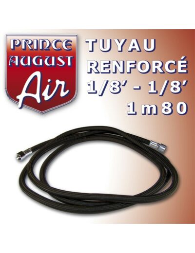 AAG40 - Tuyau renforcé1/8'-1/8' 1m80