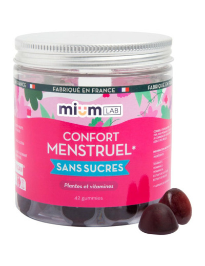 Confort Menstruel sans sucre 42 Gummies Les Miraculeux