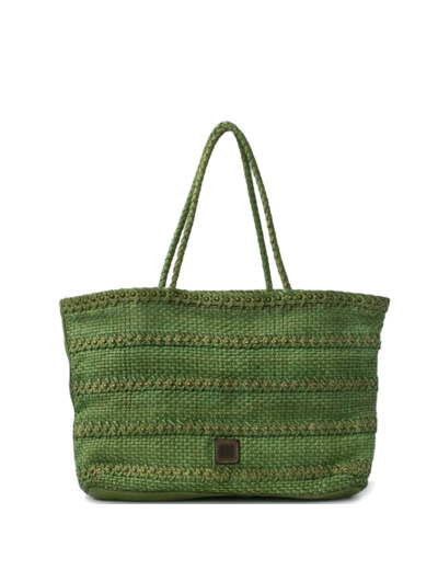 Biba Etna Sac Cabas Cuir ETA2L Verde Acido