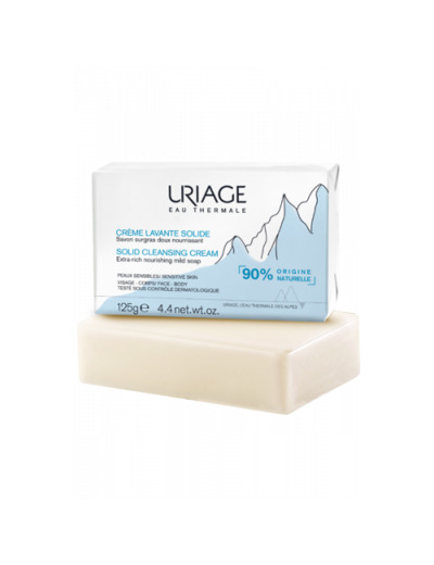 Crème Lavante Solide 125g Hygiène Uriage
