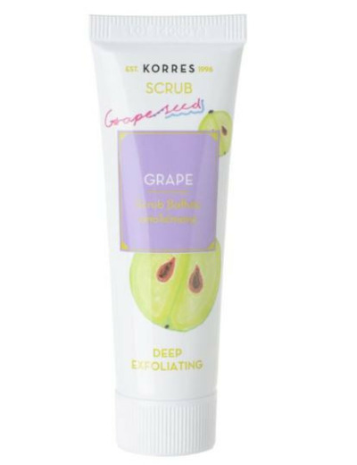 Raisin Gommage Exfoliant Peaux Mixtes A Tendance Grasse 18ml Beauty Shots Korres