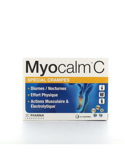 3C PHARMA MYOCALMC CRAMPES BTE30 CPR