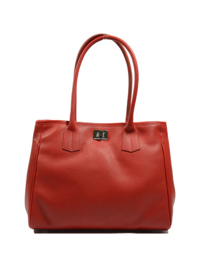 Berthille Elisa Sac Shopping Graine Pomodoro