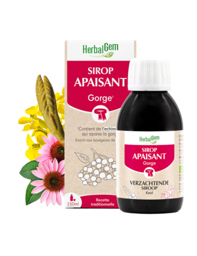 Apaisant Gorge Bio 150ml Sirop Gorge Herbalgem