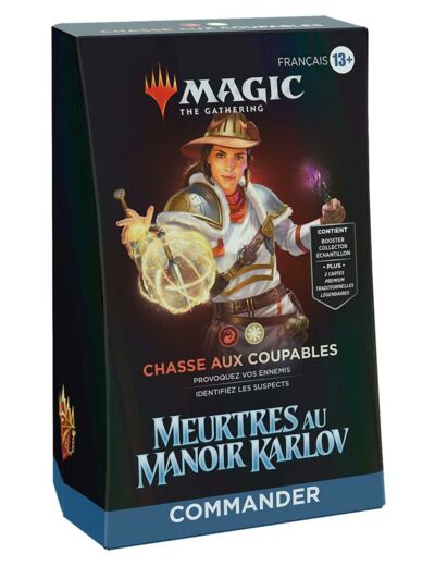 MTG: Meurtres au manoir Karlov Deck Com. FR Rouge/Blanc