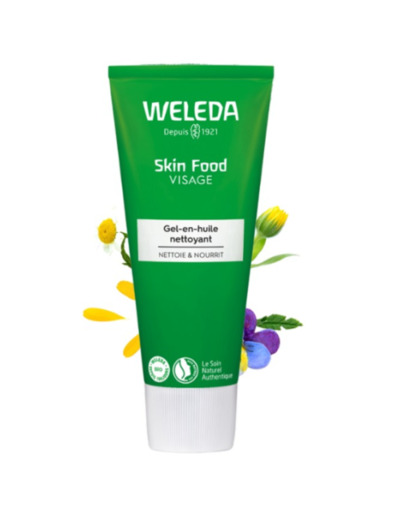 WELEDA SKIN FOOD GEL HUILE NETTOYANT T75M