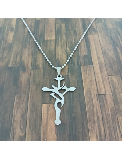 Pendentif homme croix celtique acier inox