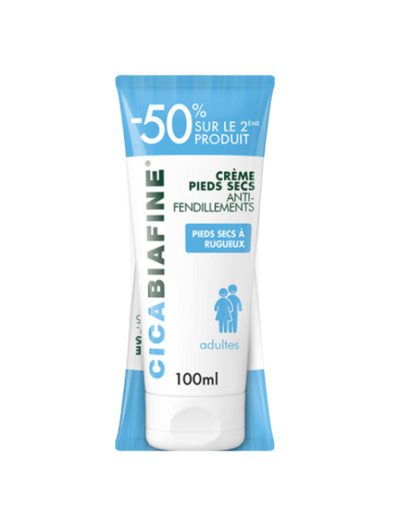 Creme Pieds Secs Anti-fendillements 2x100ml Cicabiafine Biafine