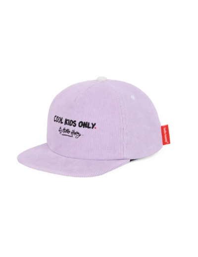 Casquette velours Mini Plum