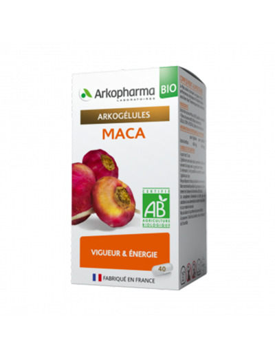 Maca 40 Gelules Arkogélules Arkopharma