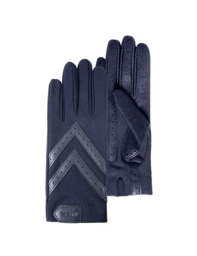 Isotoner Gants Femme Stretch Recyclé Bleu Nuit