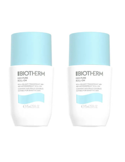 BIOTHERM DEO PURE ROLL ON X2