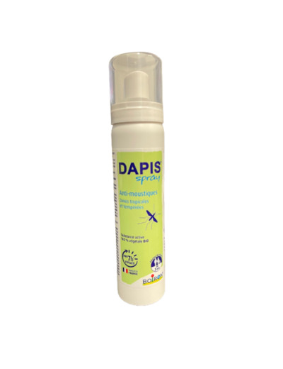 DAPIS SPRAY Anti-Moustiques Zones Tropicales et Tempérées - 75ml