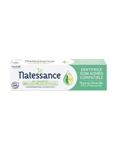 NATESSANCE DENT SOIN HOMEO COMPATIB 75ML