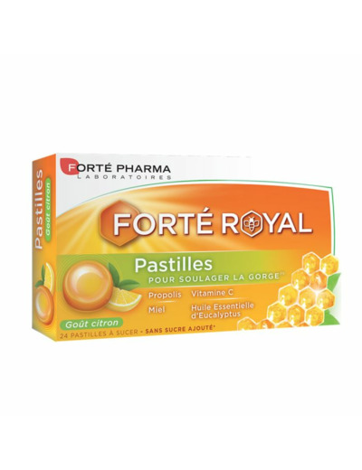 Pastilles Citron x24 Forté Royal Forté Pharma
