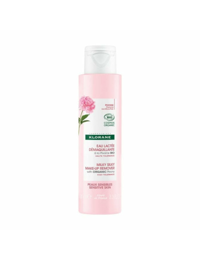 Eau Lactée Démaquillante Bio 100ml Pivoine Peaux sensibles Klorane