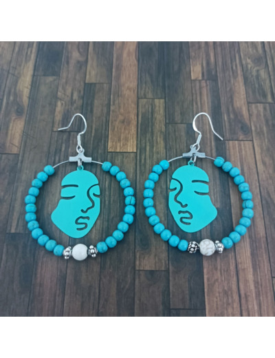 B.O. visage turquoise