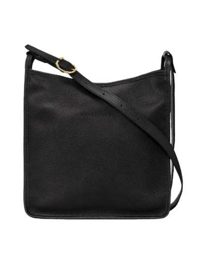 Longchamp Le Foulonné Sac Porté Travers Zippée M Noir