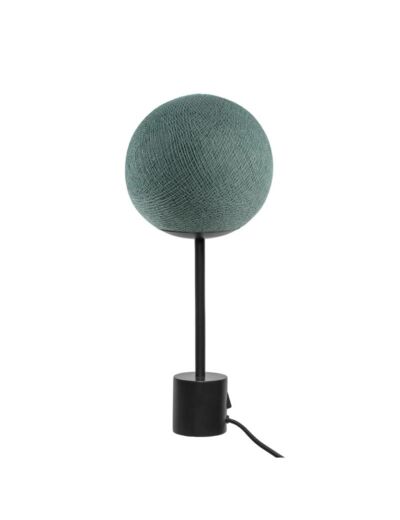 Lampe Apapa - Pied Noir - Globe Vert de Gris