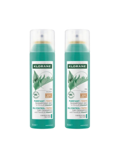 KLORANE SHP SEC TEINTE ORTIVIT E 2X150ML