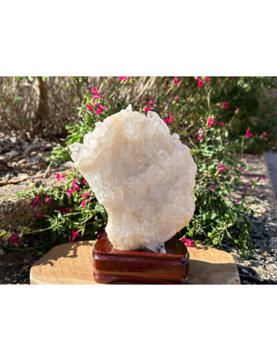 CRISTAL DE ROCHE BRUTS SUR SOCLE