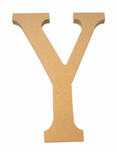 Lettre "Y" Mdf - Hauteur : 220 mm