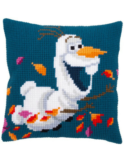 Kit coussin La Reine des Neiges 2 - Portrait Olaf