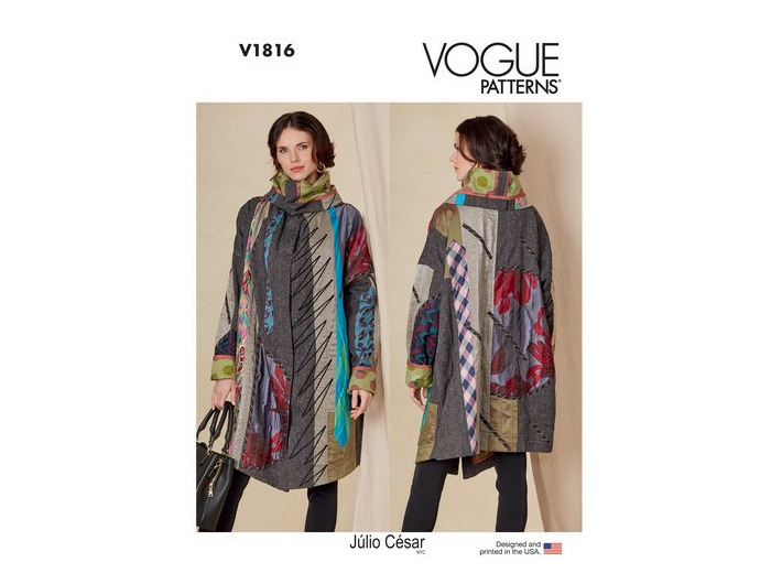 Patron manteau femme - Vogue 1816