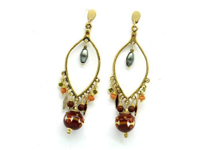 Boucles d'oreilles pampilles Soryne