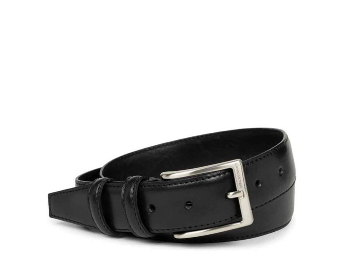 Lancaster Ceinture en cuir Homme 601-11 Noir L