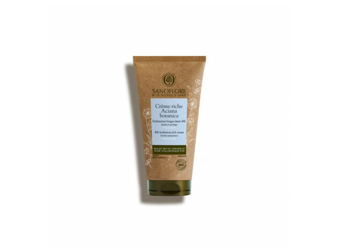 Crème légère Aciana botanica soin léger hydratation 48h certifié Bio 50ml Aciana Botanica Sanoflore