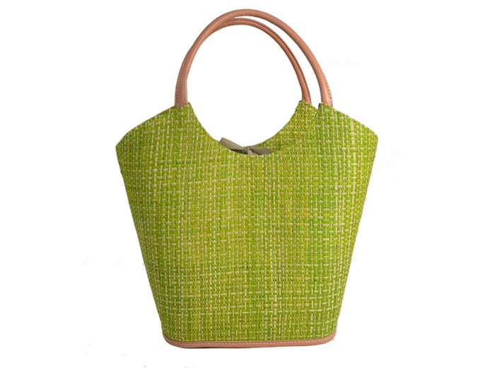 Le Voyage en Panier Pinup Cabas Rabane Anis