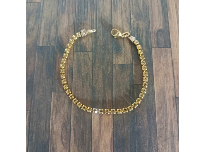 Bracelet strass doré