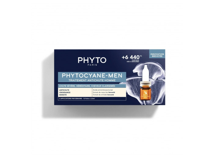 PHYTOCYANE TRAIT A-CHUTE HOMME 12X3,5ML
