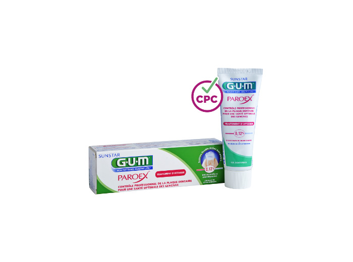 Paroex Dentifrice Traitement D'attaque 2x75ml Gum