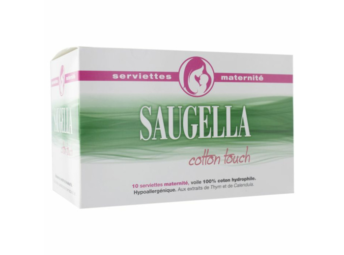 Cotton Touch Serviettes Maternite x10 CottonTouch Saugella