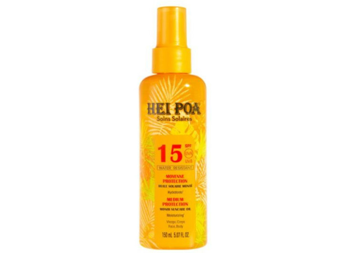 Huile Solaire Monoi Parfum Tiare Spf15 - 150ml Hei Poa