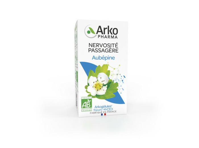 Aubepine 21mg de flavonoïdes - Nervosité Passagère 45 gélules Arkogélules Arkopharma