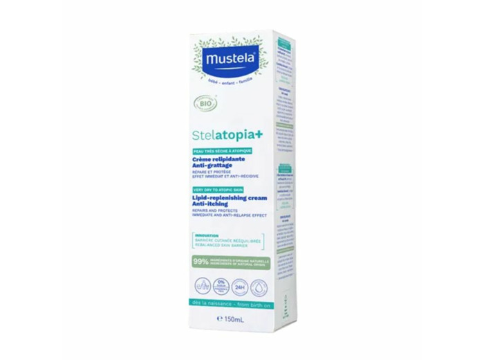 Crème Relipidante Anti-Grattage 150ml Stelatopia Mustela