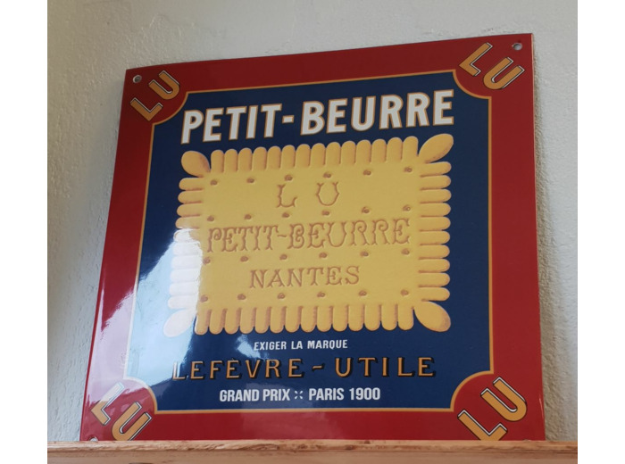 plaque émaille Petit Beurre