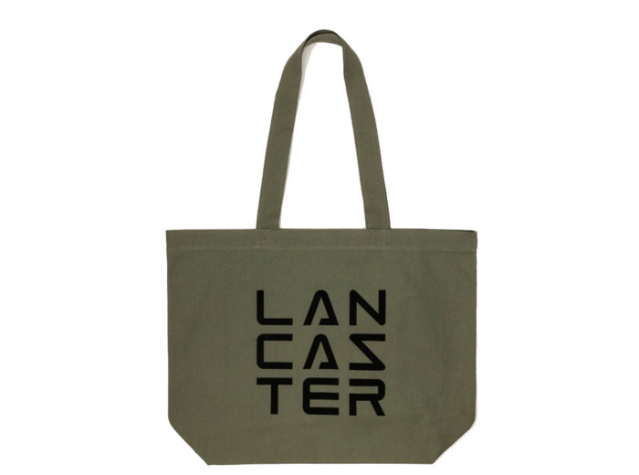 Lancaster Tote Bag 3 Lines Sac Cabas TOTE-06 Kaki