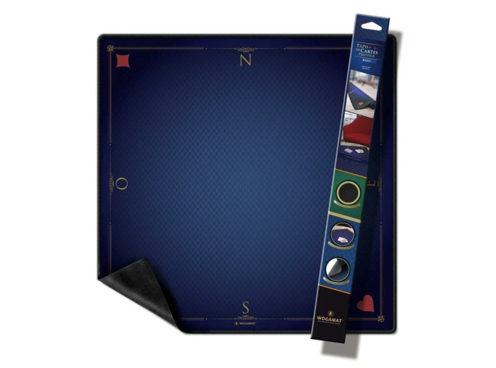 TAPIS CARTES PRESTIGE BLEU (FORMAT TAROT 60X60 CM)