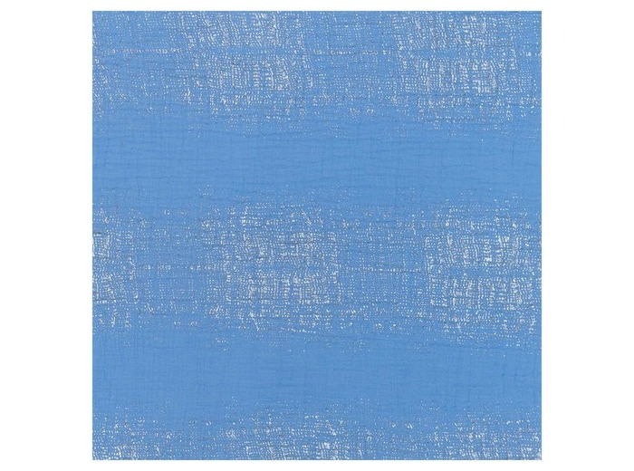 Tissu coton mousseline froissée bleue - Rico Design