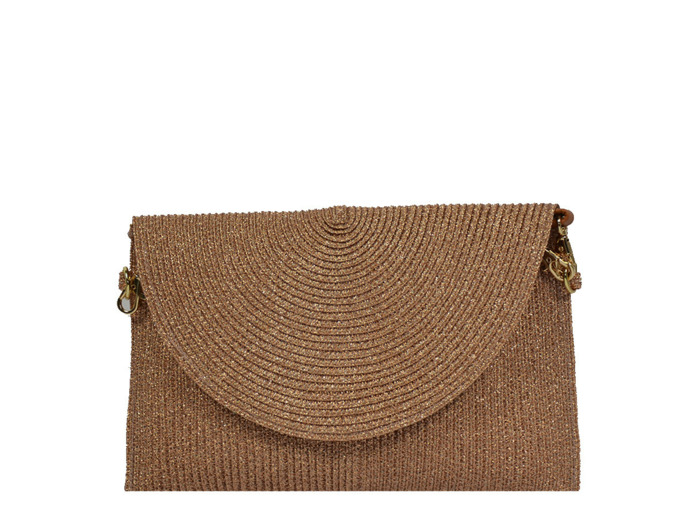 Le Voyage en Panier Brillette Pochette mariage Or rosé