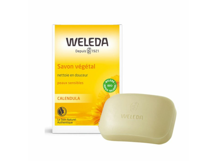Savon Vegetal 100g Calendula Peaux Sensibles Weleda