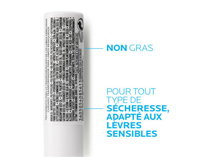 Stick Lèvres 2 x 4,7ML Nutritic Baumes Lèvres desséchées La Roche-Posay