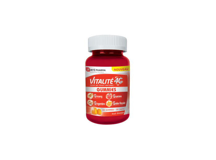 Vitalité 4G Dynamisant 60 Gummies Dès 12 Ans Forté Pharma